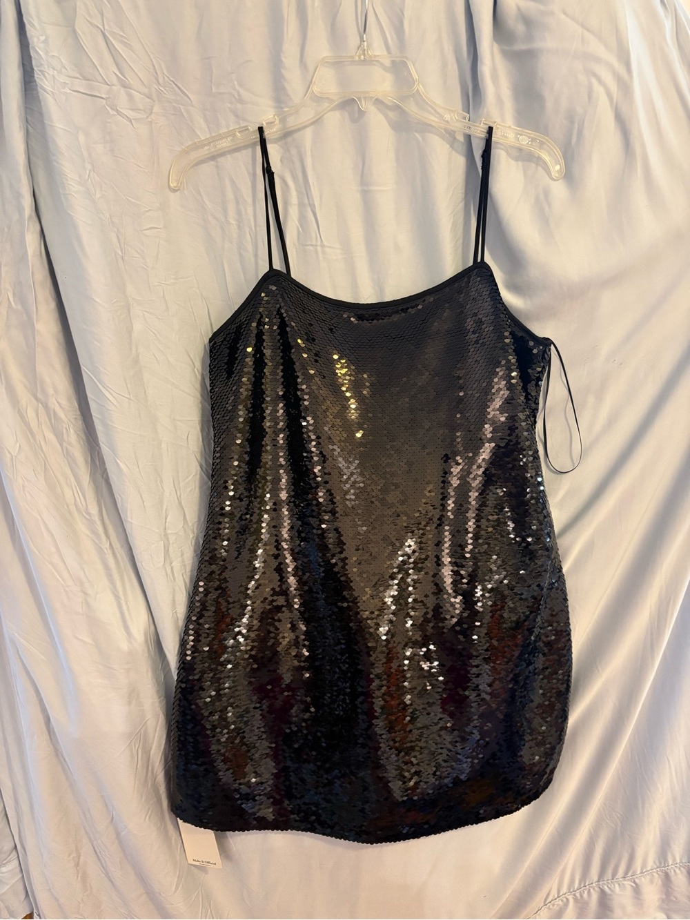 Abercrombie & Fitch Black Sequin Dress NWT
